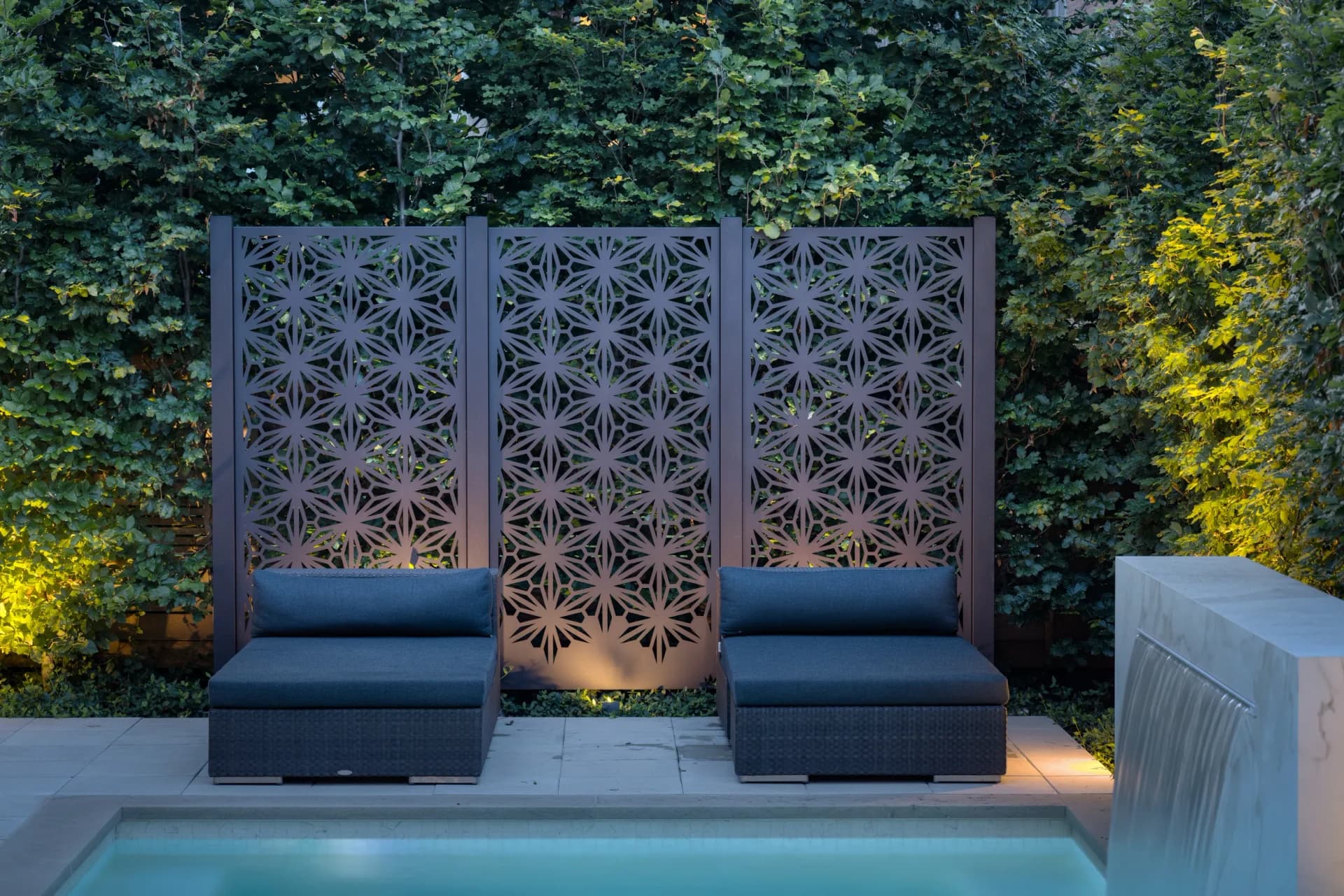 in-lite outdoor lighting in Toronto backyard