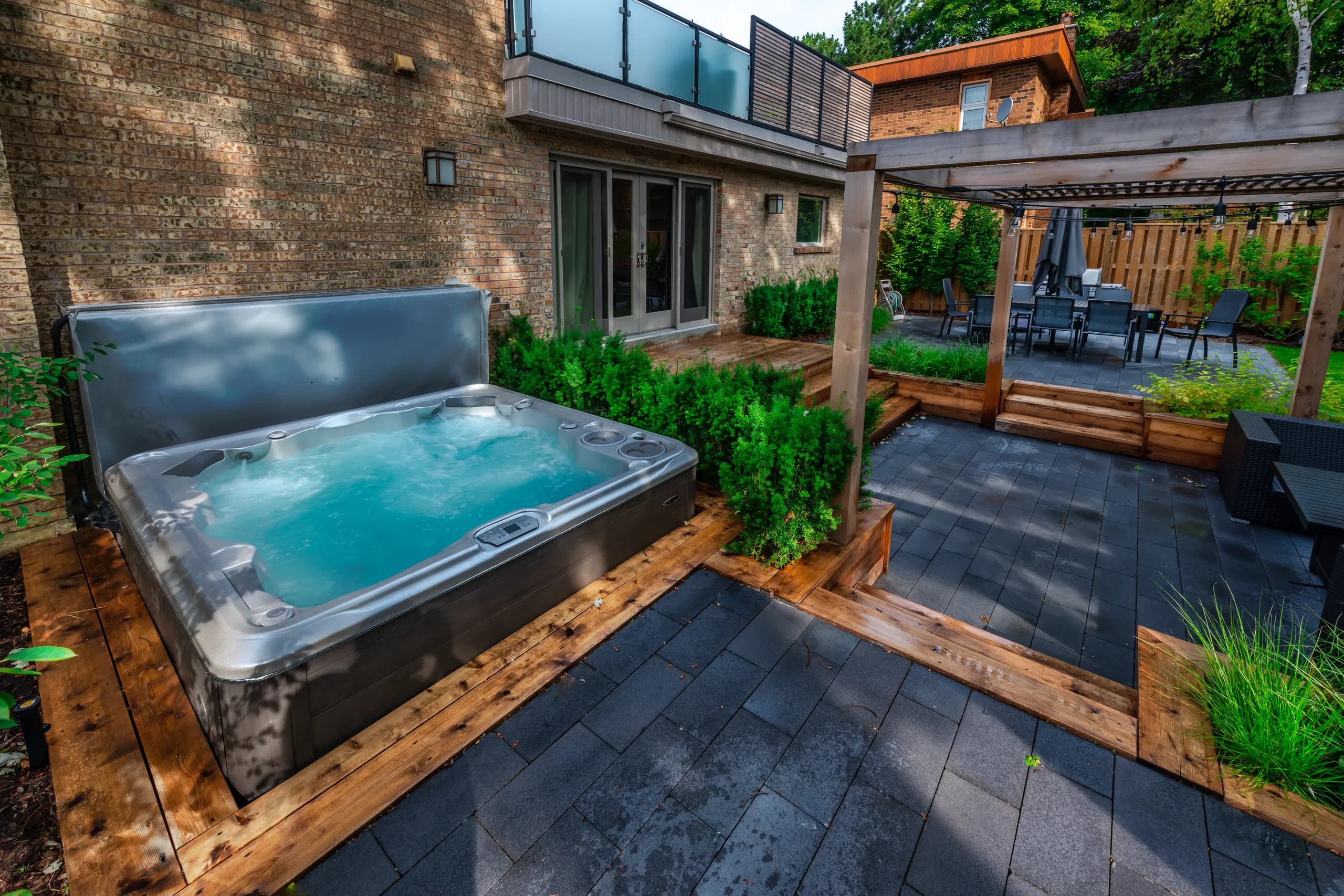 Hot Tub At 29 Cosmic Dr